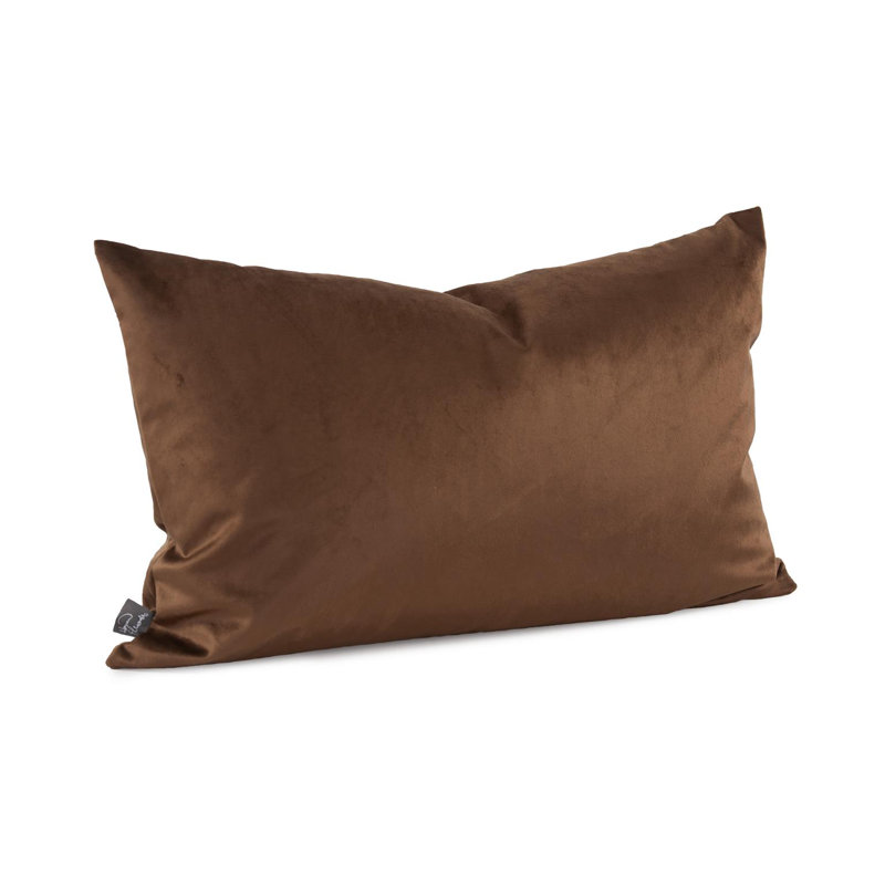 Oreiller 14 x 22 Bella - Insert, Polyester, Chocolat