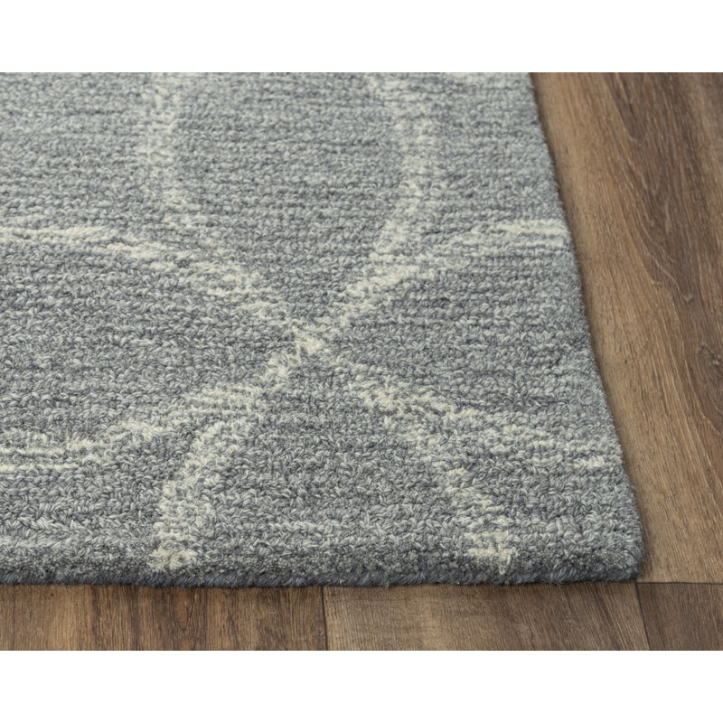 Gridine Wool Geometric Indoor Rug, Rectangle 8'9" x 11'9"
