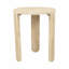 Table d'appoint 22 "en marbre sculpté Louva
