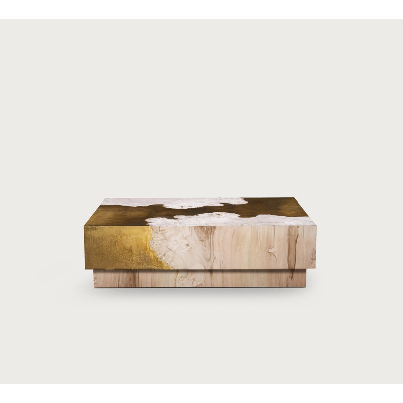 Aurum Coffee Table, Bleached Milpa