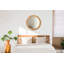 Huldar Glass Flat Wall Mirror
