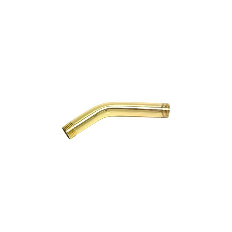 Hot Springs 6" Shower Arm, Polished Brass