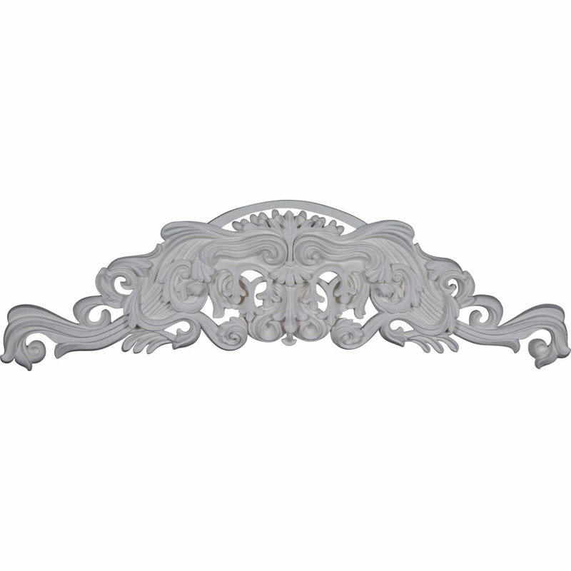 Emily 10.25'' H x 34.25'' W x 2'' D Urethane Onlay Scroll