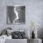 Art mural en métal «New York Map Black» par Laura Marshall-102873101