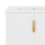 Meuble-lavabo mural 30 po avec lavabo simple en céramique à 3 trous, armoire de rangement flottante avec 2 portes à fermeture douce-2053521209
