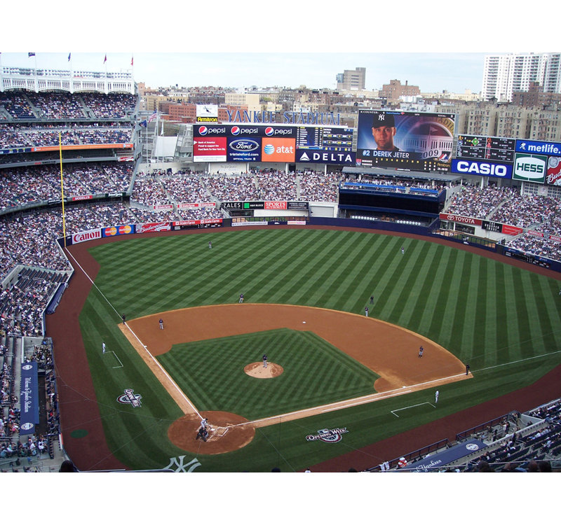 Yankee Stadium, 18" H x 24" W