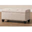 Repose-pieds rangement touffeté Colgan-1847287690