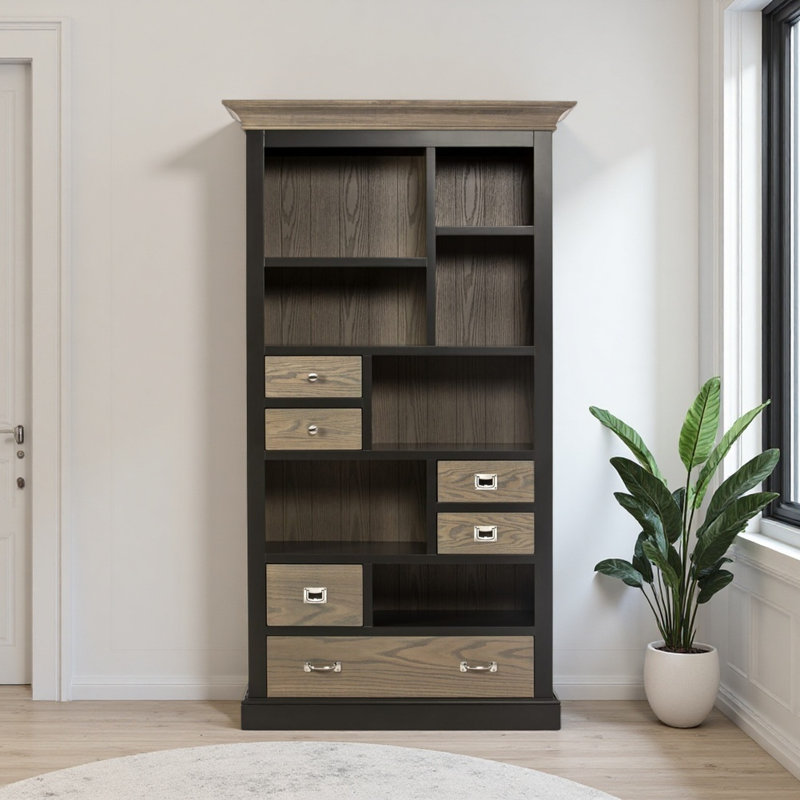 Vitrine American Minimalist Design, Noir