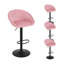 Swivel Upholstered Adjustable Height Bar Stool-366298667-458479944