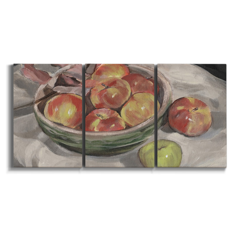 Voile transparente encadrée sur toile, 3 pièces, H 27 po x l 54 po x P 2 po