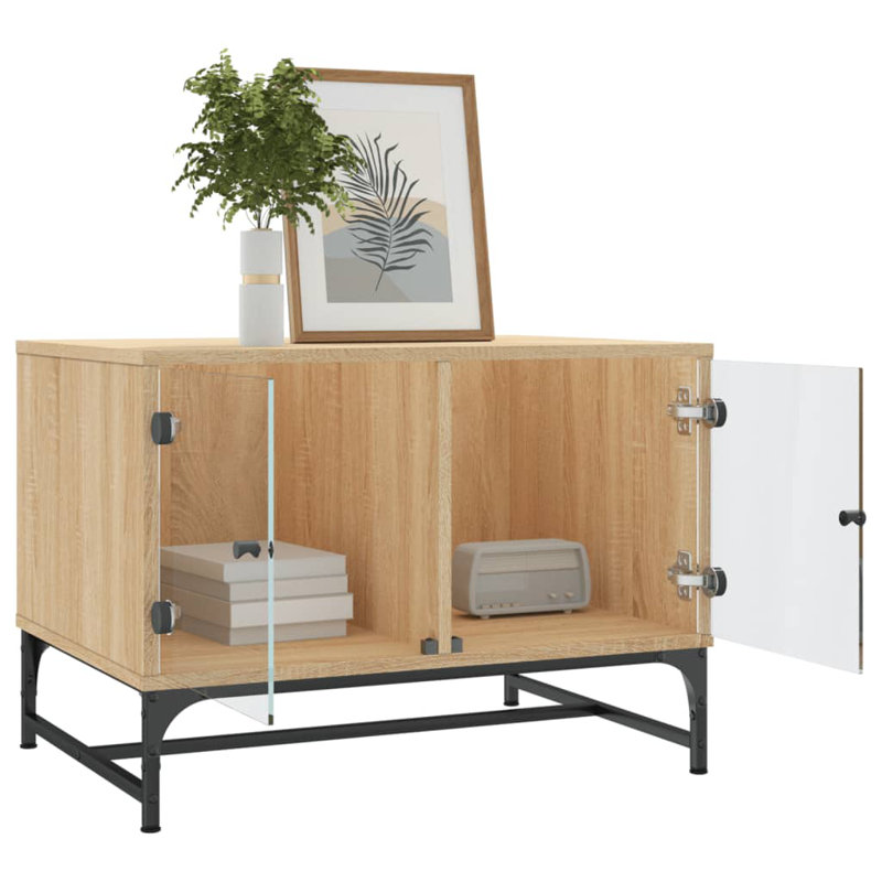 Aanuoluwa Coffee Table with Storage, Sonoma Oak