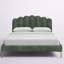 Grand lit plateforme tapissier Bella Padstow-244024822