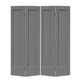 Calhome Black Steel Double Door Barn Door Hardware Kit Standard Double ...