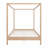 Solid Wood Canopy Bed Frame-1193577434