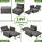 4-In-1 Convertible Sleeper Chair Bed-491203871