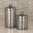 Glass Handmade Gray Decorative Jars Set