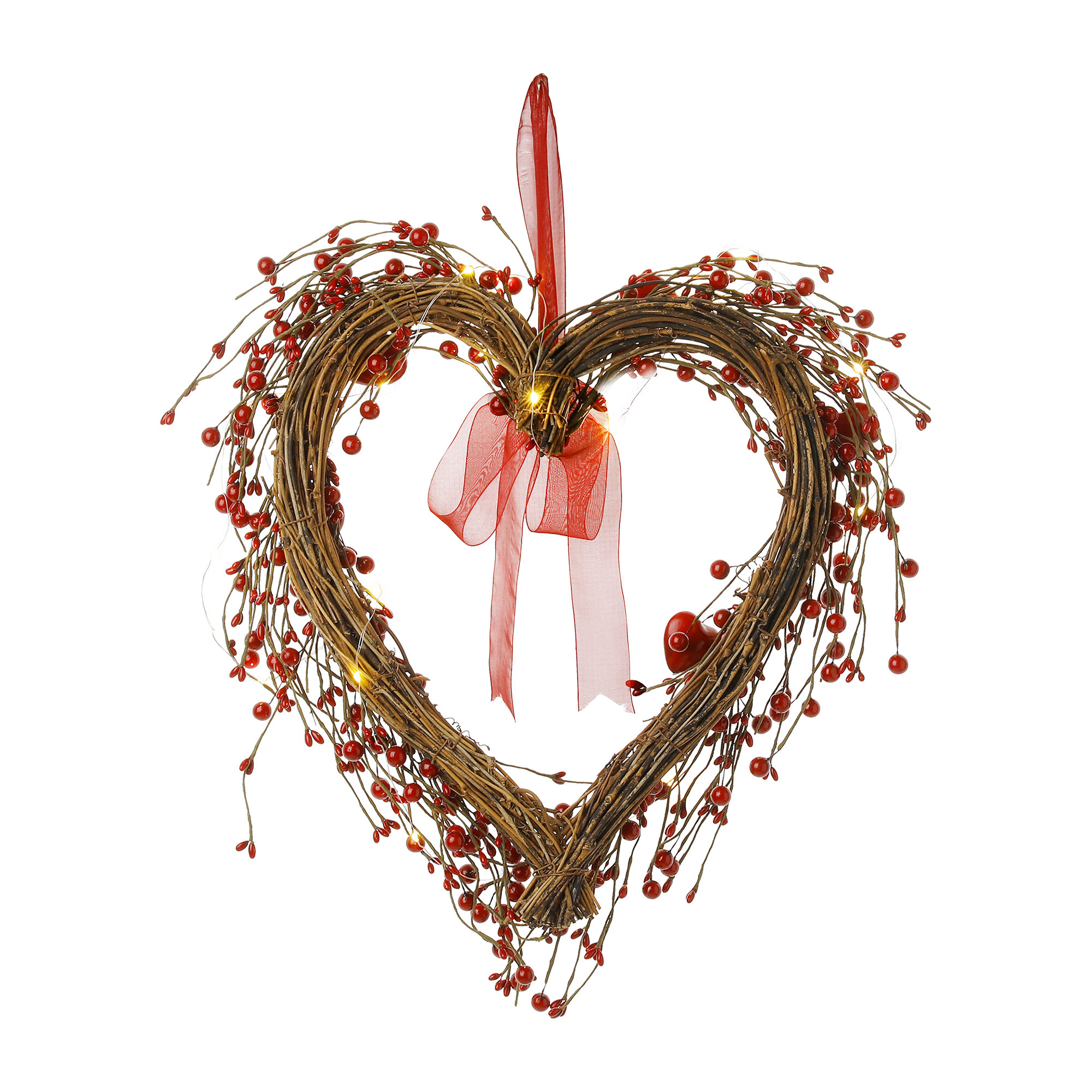 The Holiday Aisle® 17" Lighted Foam Wreath & Reviews | Wayfair