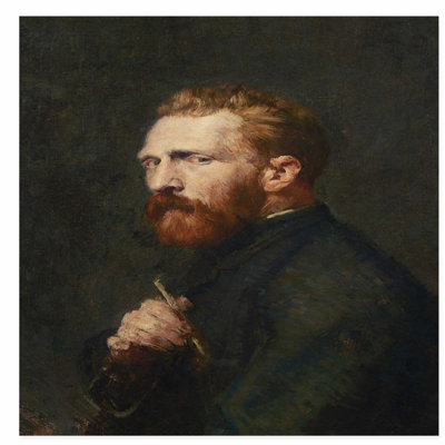 Classique et figuratif, Vincent Van Gogh, autoportrait II, reproduction d'art classique sans cadre