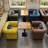 Vintage casual Cafe dining bench Faux Leather Upholstered Bench-101617297