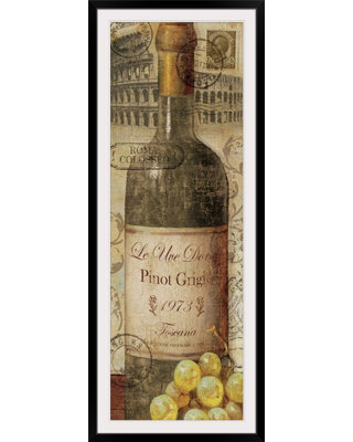 « i » par veronique charron, affiche rétro European Wines