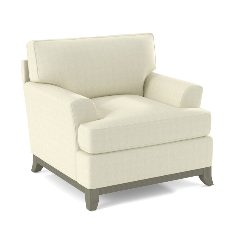 Fauteuil large Oaks Way, Pierre grise, Bleu marine de base; 0317-61