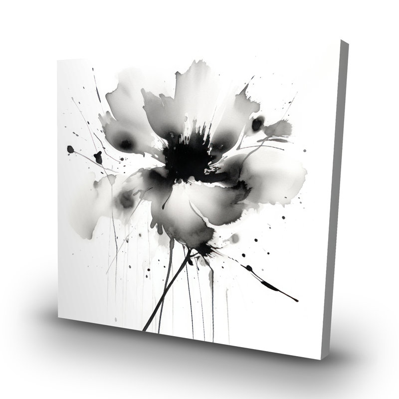 Abstract flower - 32"x32" art on canvas