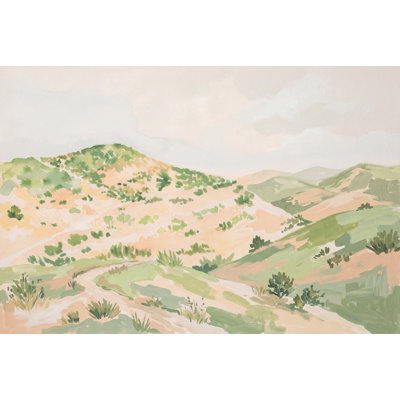 Rolling Hills papier peint paysage aquarelle amovible