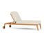 Alpine Outdoor Teak Chaise Lounge-1700104250