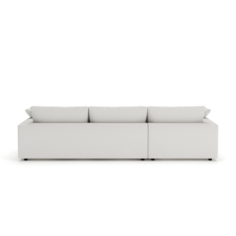 Remy 2-Piece Sectional, Left Hand Facing, Macarena Beige Basketweave
