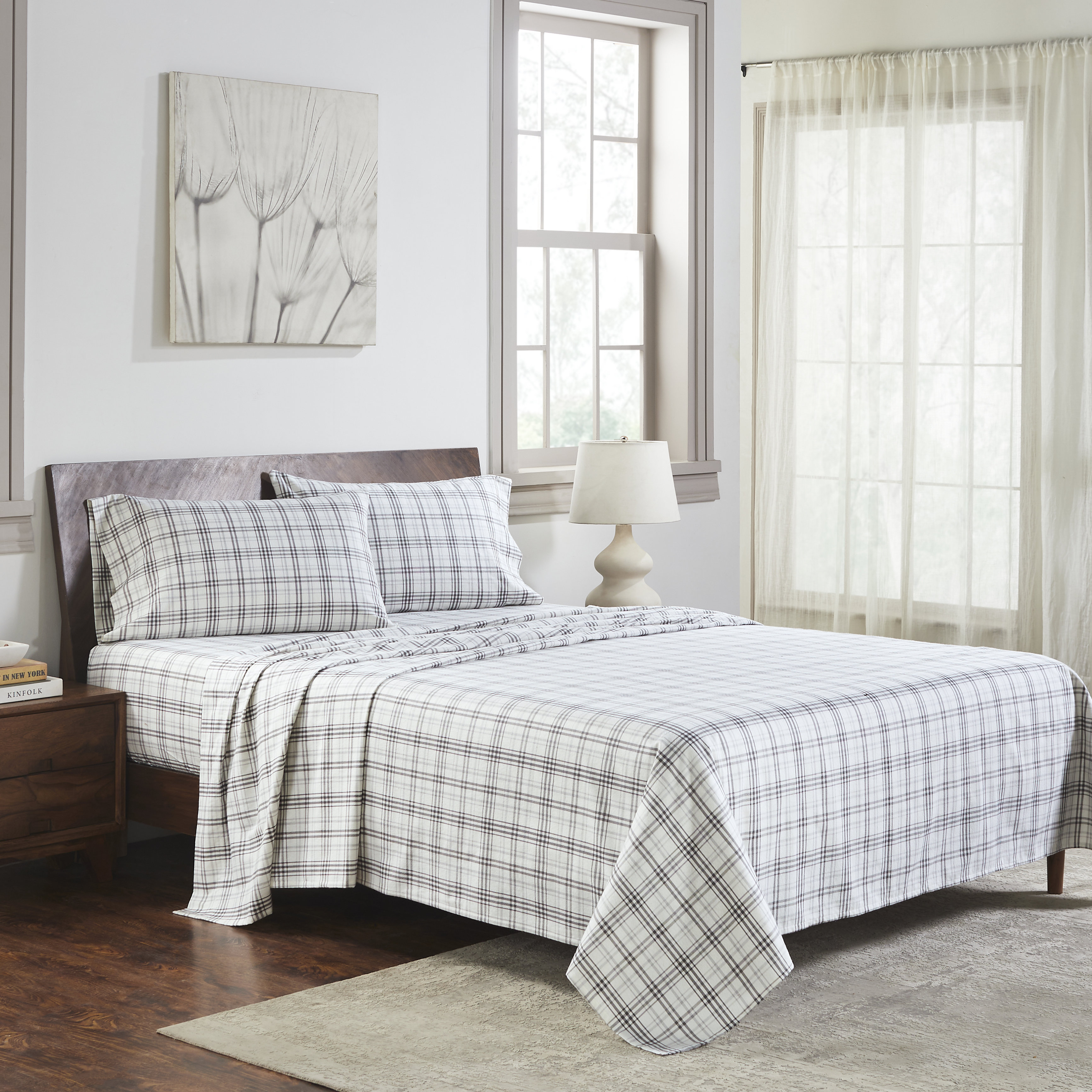 Superior Classic Plaid Flannel Cotton Rustic Farmhouse Sheet Set Wayfair
