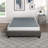 Eastern Mattress Foundation 1pc Metal Frame with Textured Fabric Cover-745649095