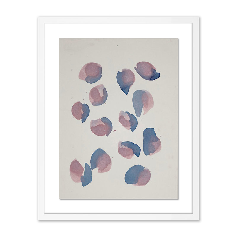 Polka Dot Party Print by Kim Whiteside, White, 24" H x 19" W x 1.5" D