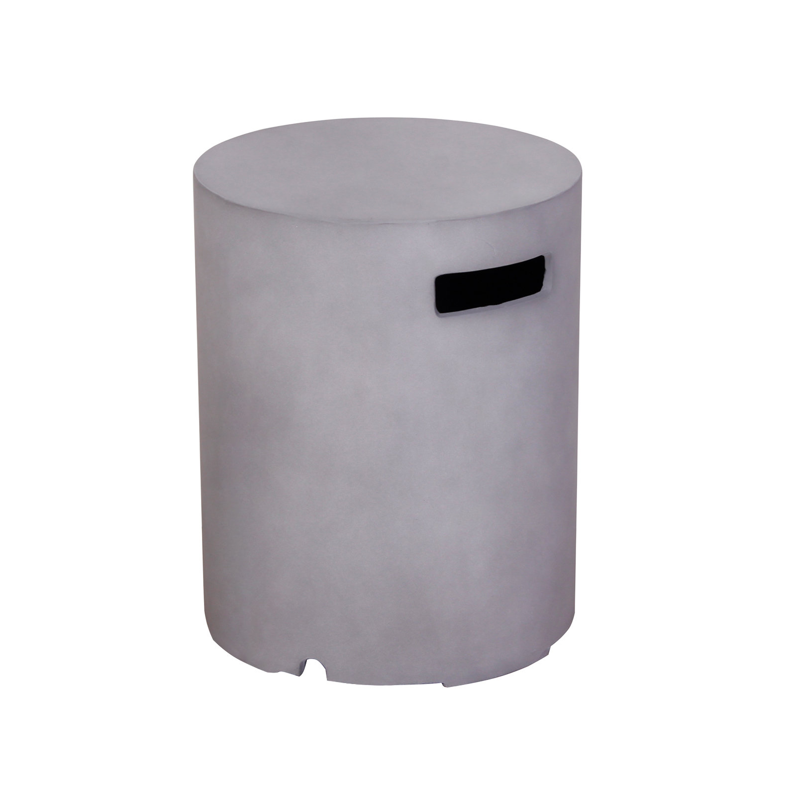 Soy Chash 16'' x 16'' Cylinder Concrete Propane Tank Cover | Wayfair