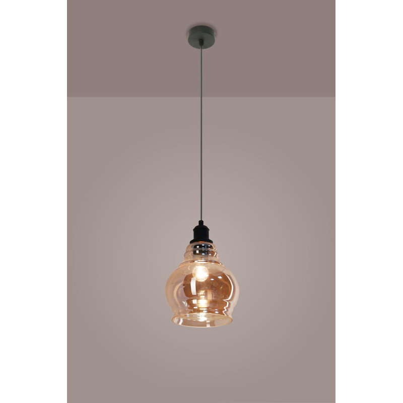 Holcomb 1 - Light Glass Jar Pendant