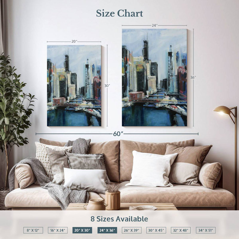 Sireci River View, 36" H x 24" W