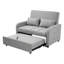 linen Multifunctional folding sofa bed with sleeping function , adjustable backrest-1931023022