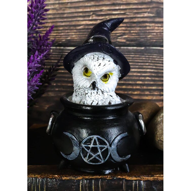 Handmade Ceramic Witch Statues, Witch Figurines, Halloween Decor