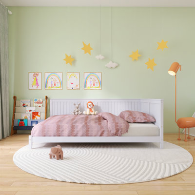 Modern Full Size Wood Bed