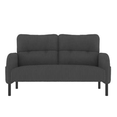 56.3'' Corduroy Loveseat With Side Pocket