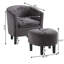 Fauteuil demi-tonneau avec repose-pieds Anges-1733547636