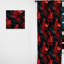 Noir Illusions Moody Patterns - Rideau en velours bohémien - obscurcissant - 1 panneau-107575305