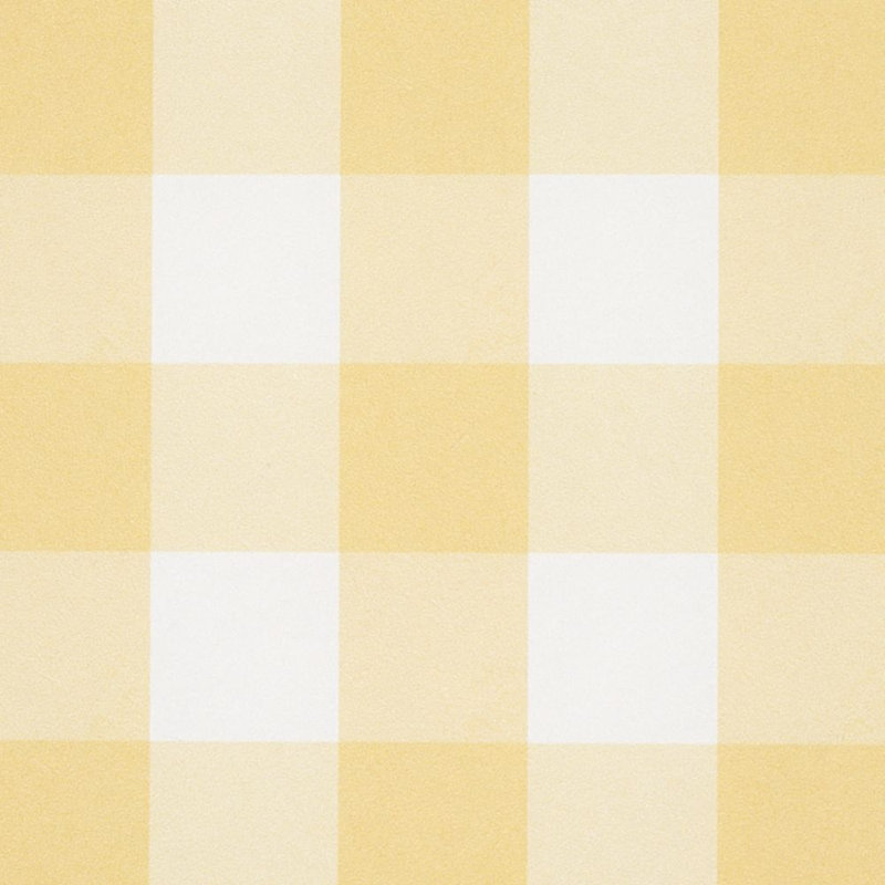 Petit papier peint à carreaux Willa, Jaune