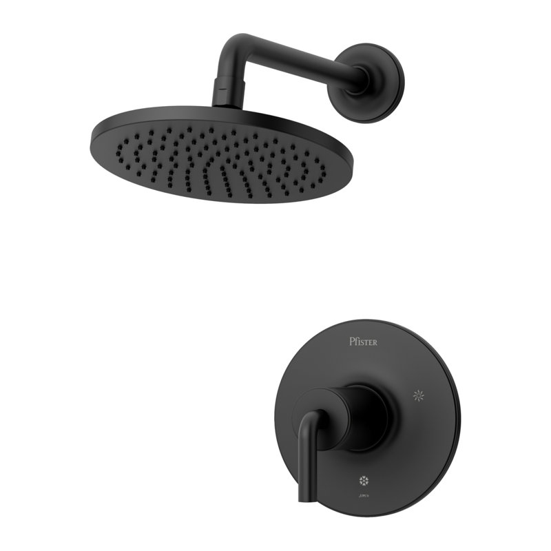 TENET Tub & Shower Faucet, Matte Black
