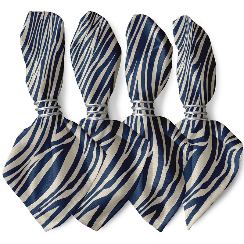 Ensemble de serviettes 4 pièces Daedric, Bleu marine