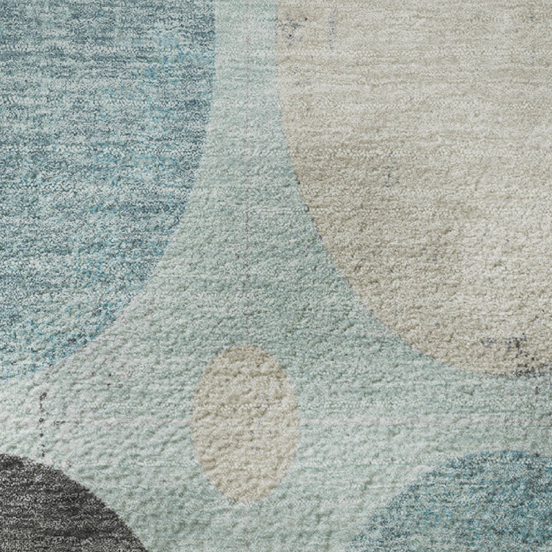 Premium Machine Washable Mayfield AMF1949 Geometric Rug, Rectangle 10' x 14'