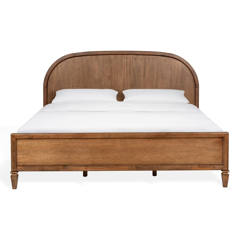 Lit en bois Mandie, Light Brown, King