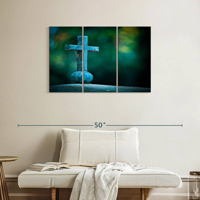 Adella Old Cross, 24" H x 38" W