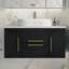 Meuble-lavabo suspendu moderne avec lavabo