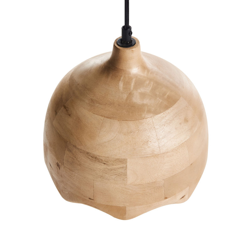 1 - Light Natural Single Pendant