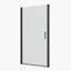 Porte de douche pivotante universelle à ouverture 1 3/8 po avec verre trempé de 1/4 po-109553933